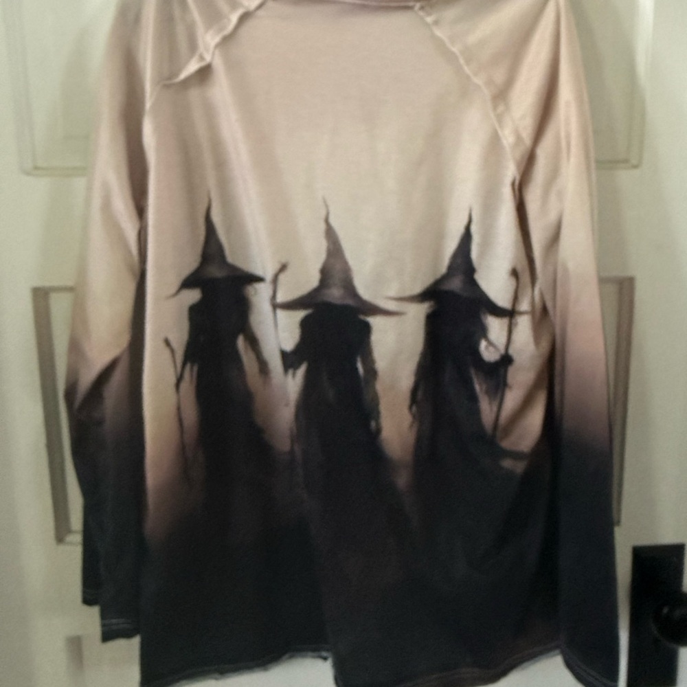 Witch Silhouette Long Sleeve Top - Picture 2 of 2
